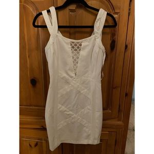 White body con dress